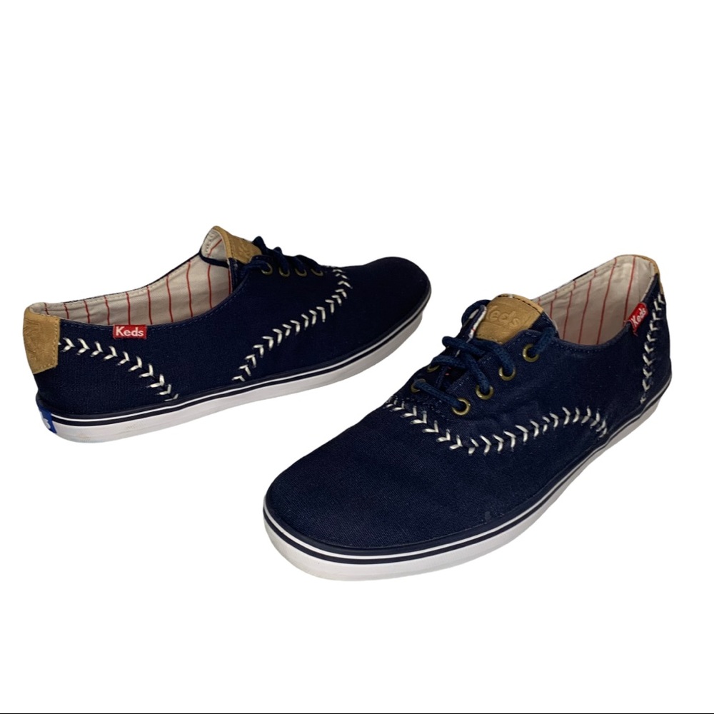 Keds Baseball Style Sneakers Shoes Dark Blue Womens Size 7